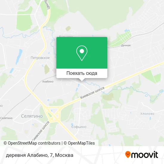 Карта деревня Алабино, 7