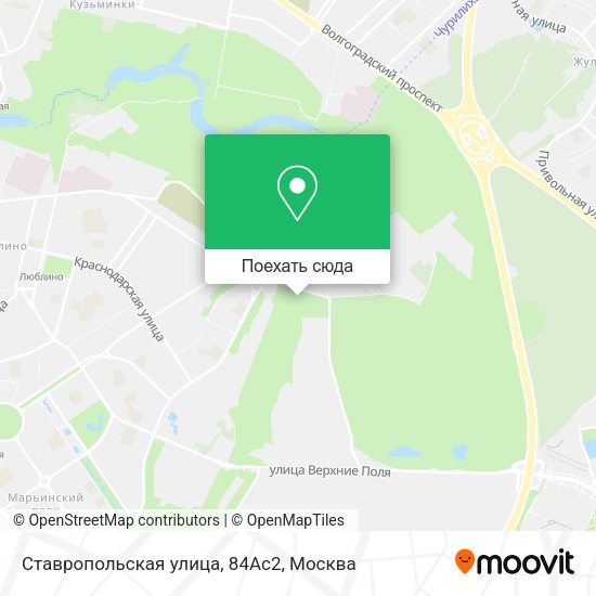 Карта Ставропольская улица, 84Ас2