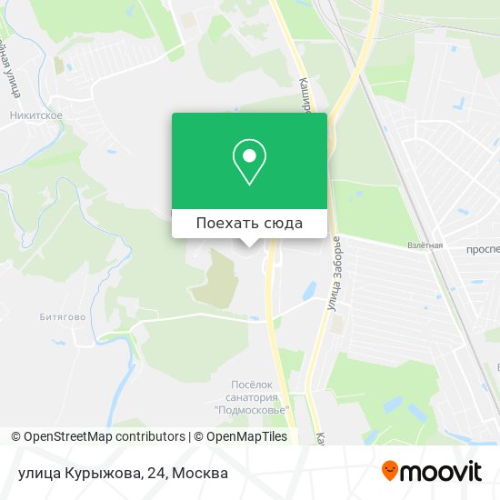 Карта улица Курыжова, 24