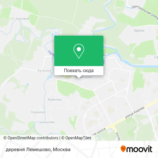 Карта деревня Лемешово