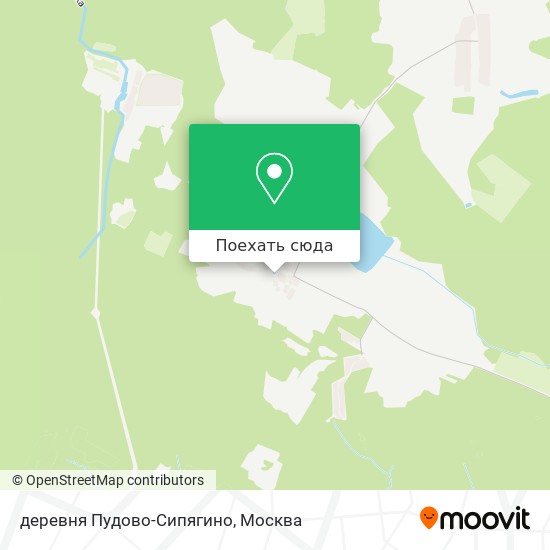 Карта деревня Пудово-Сипягино