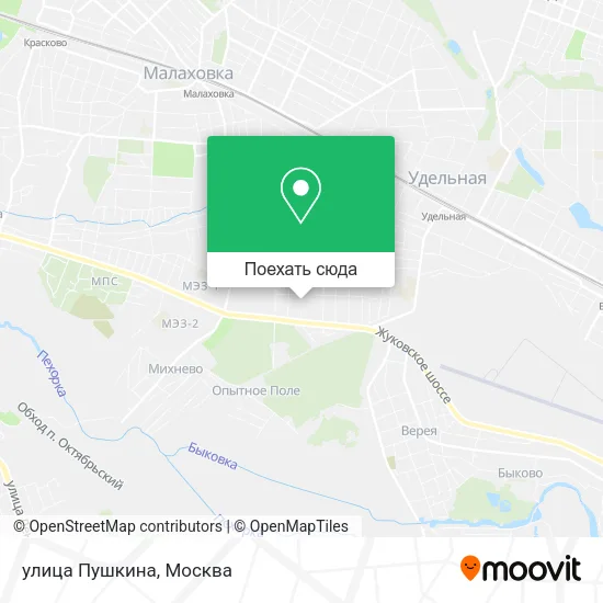 Карта улица Пушкина