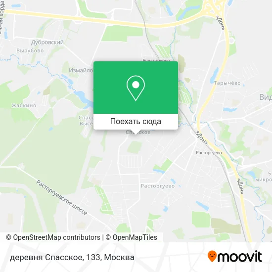 Карта деревня Спасское, 133