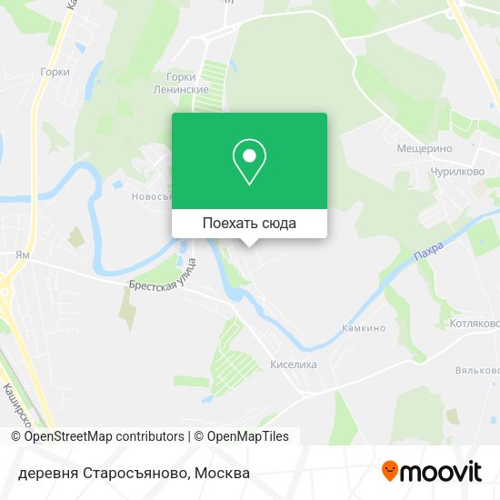 Карта деревня Старосъяново