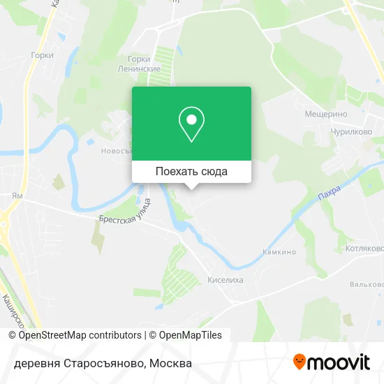 Карта деревня Старосъяново