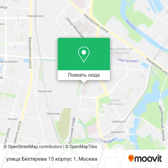 Карта улица Бехтерева 15 корпус 1