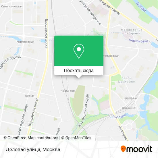 Карта Деловая улица