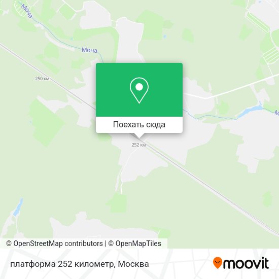 Карта платформа 252 километр