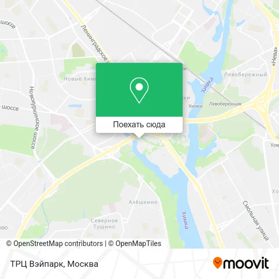Карта ТРЦ Вэйпарк