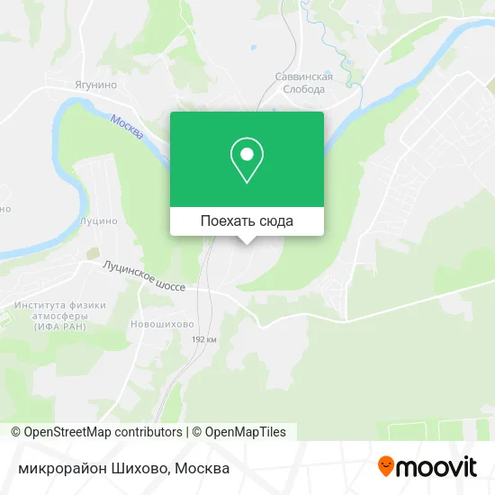 Карта микрорайон Шихово