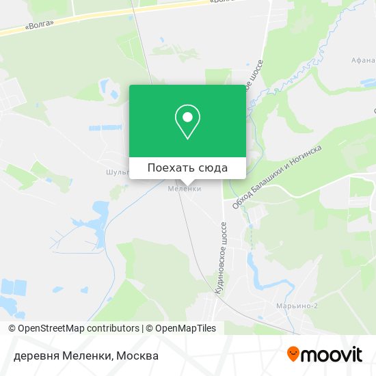 Карта деревня Меленки