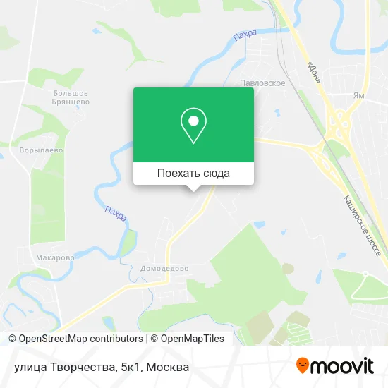 Карта улица Творчества, 5к1