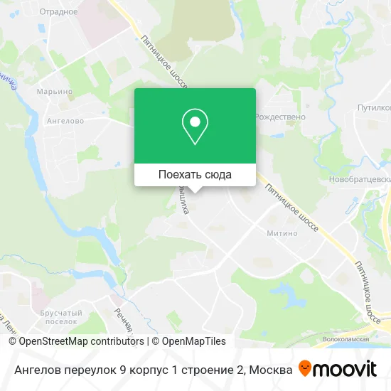 Карта Ангелов переулок 9 корпус 1 строение 2