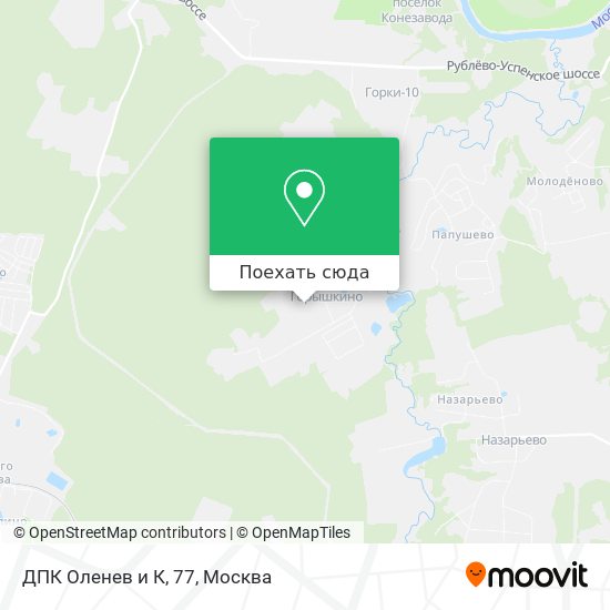 Карта ДПК Оленев и К, 77