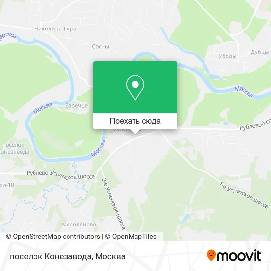 Карта поселок Конезавода