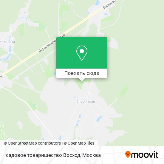 Карта садовое товарищество Восход
