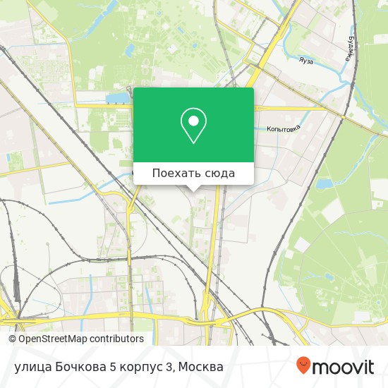 Карта улица Бочкова 5 корпус 3
