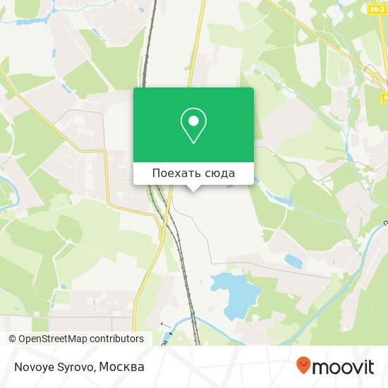 Карта Novoye Syrovo