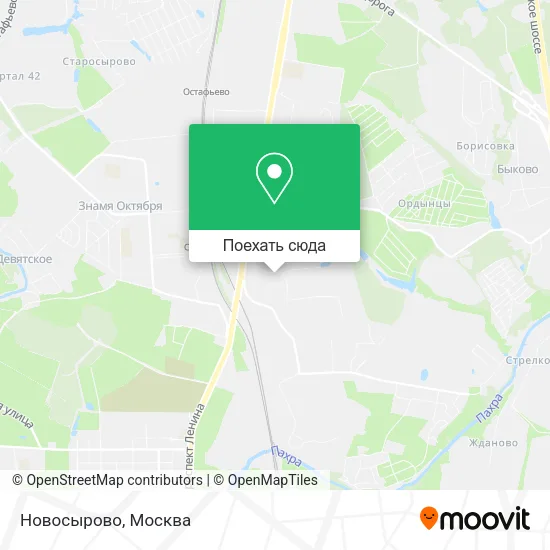 Карта Новосырово