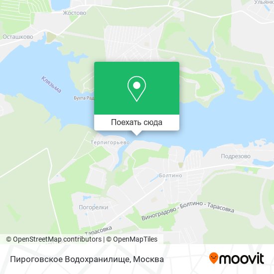 Карта пироговского водохранилища