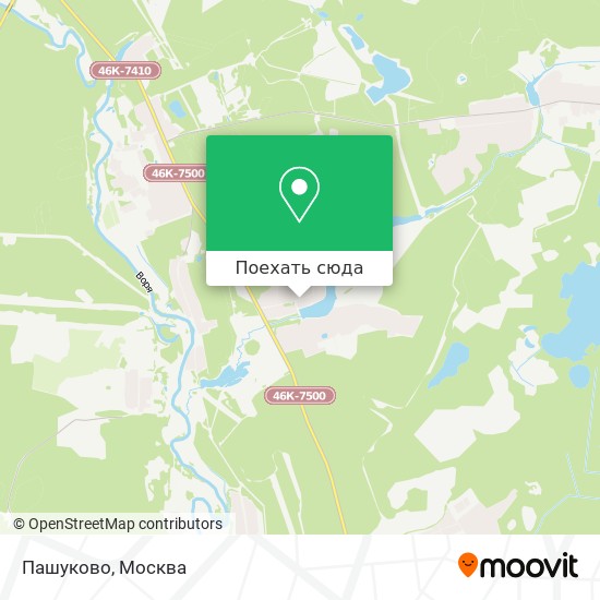 Карта Пашуково