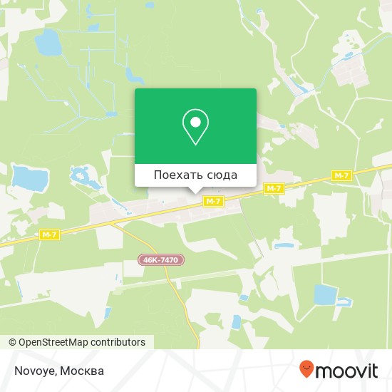 Карта Novoye