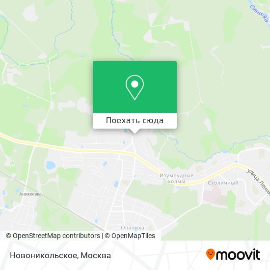 Карта Новоникольское