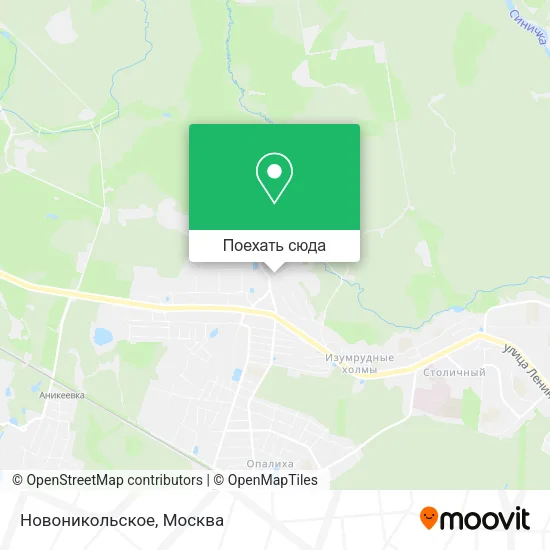 Карта Новоникольское