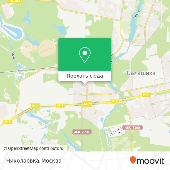 Карта Николаевка