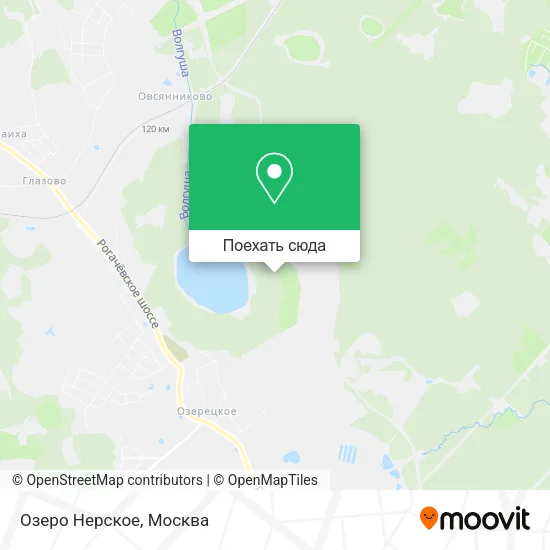 Карта Озеро Нерское