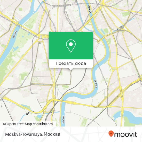 Карта Moskva-Tovarnaya