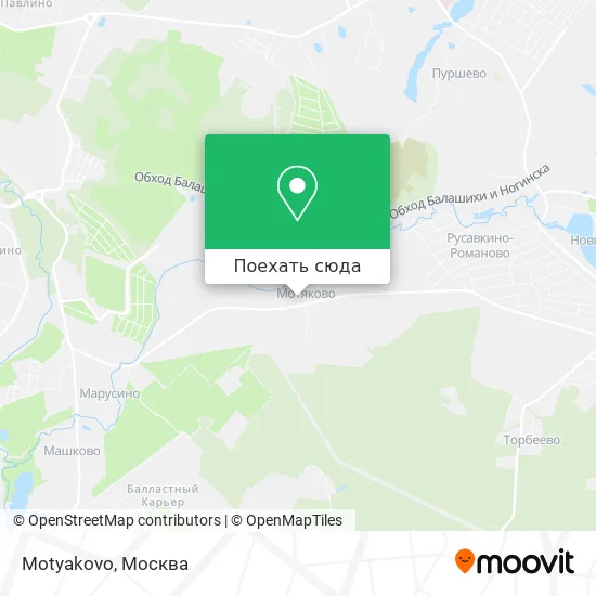 Карта Motyakovo