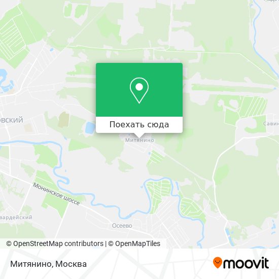 Карта Митянино