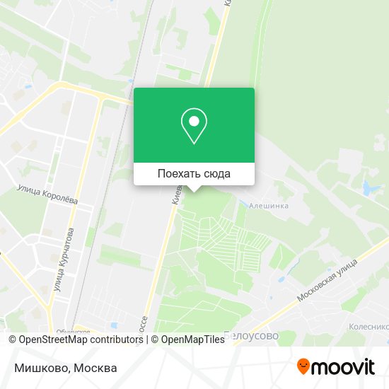 Карта Мишково