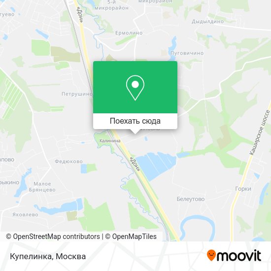 Карта Купелинка