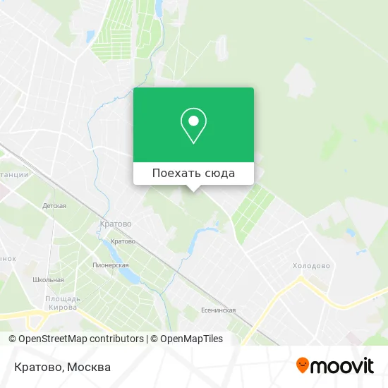 Карта Кратово