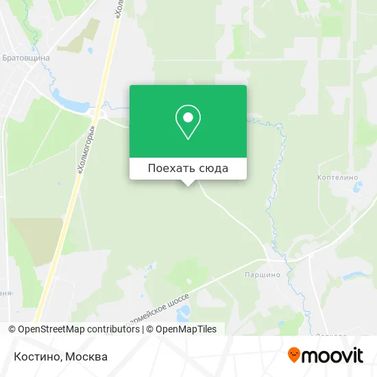 Карта Костино