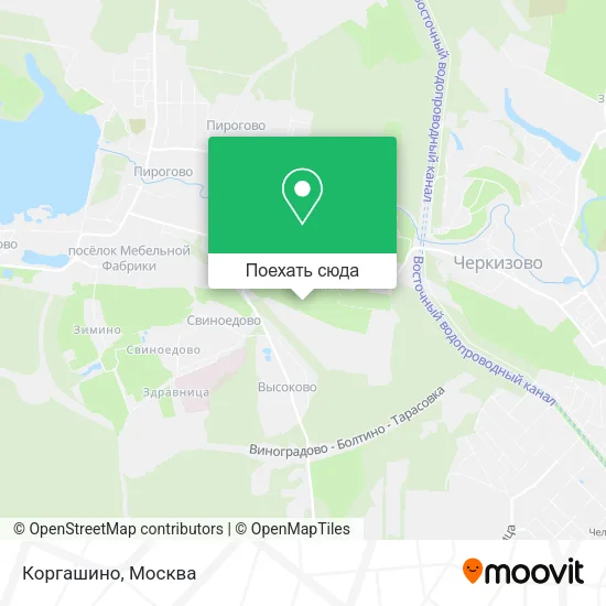 Карта Коргашино