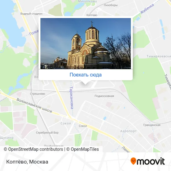 Карта Коптёво