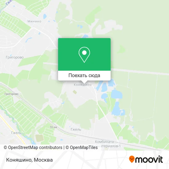 Карта Коняшино