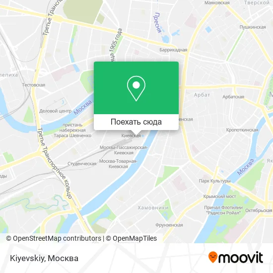 Карта Kiyevskiy