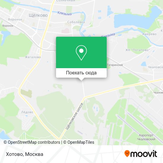 Карта Хотово