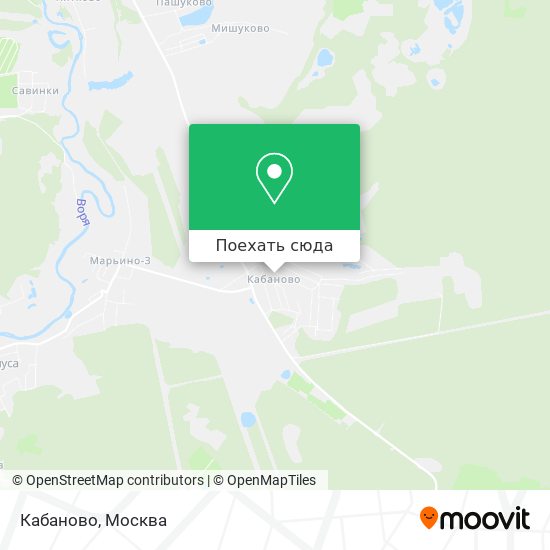 Карта Кабаново