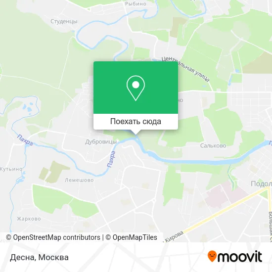 Карта Десна