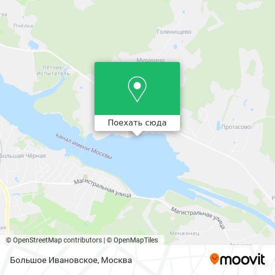 Карта Большое Ивановское