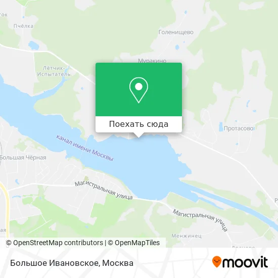 Карта Большое Ивановское