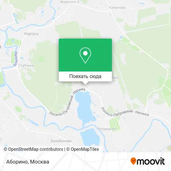 Карта Аборино