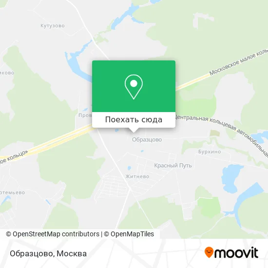 Карта Образцово