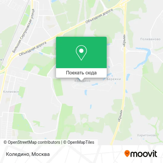 Карта Коледино