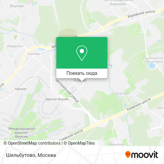 Карта Шельбутово